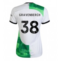 Dámy Fotbalový dres Liverpool Ryan Gravenberch #38 2023-24 Venkovní Krátký Rukáv